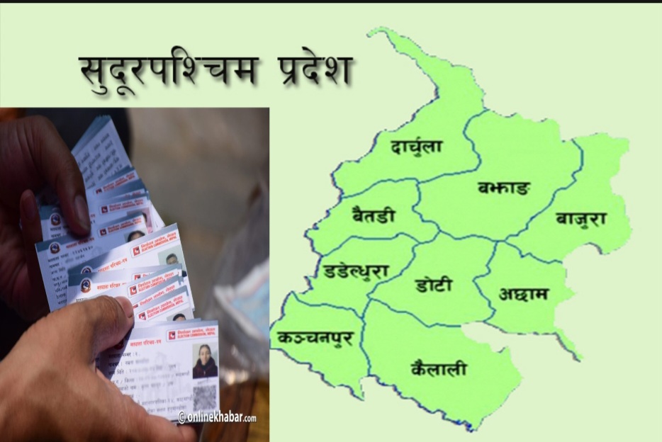 सुदूरपश्चिममा कुन जिल्लामा कती मतदाता ?