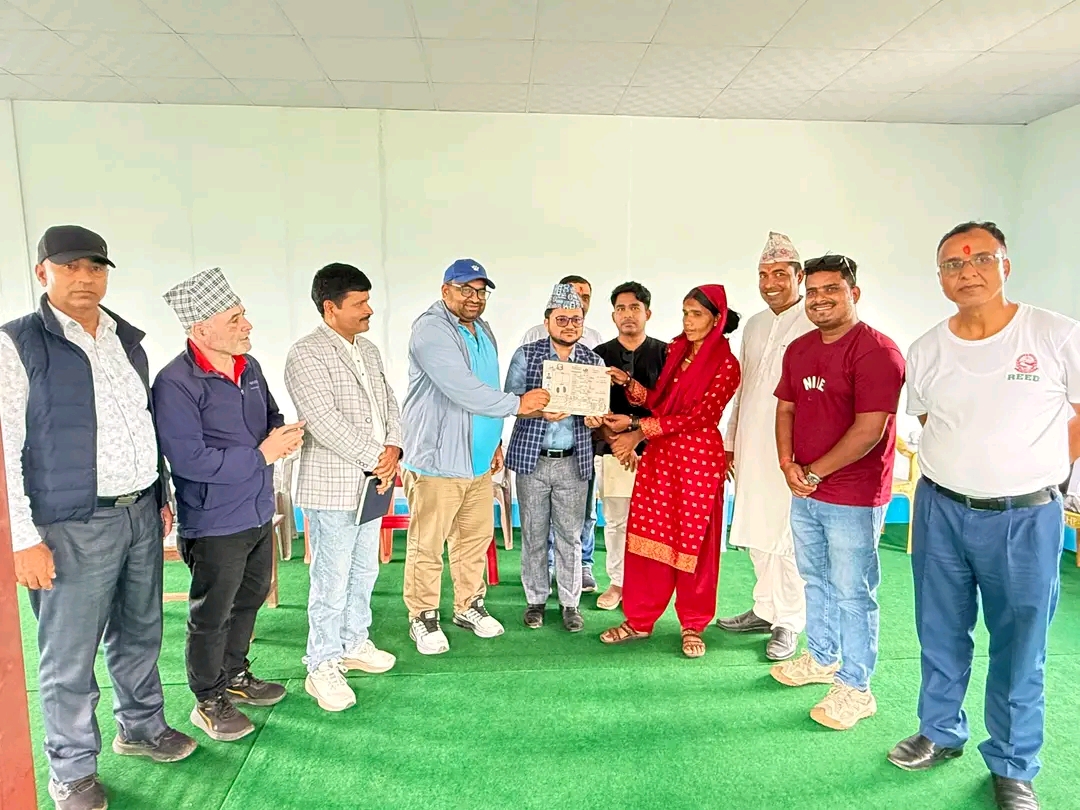 अजयमेरुका भूमिहीनले पाए जग्गाधनी लालपुर्जा