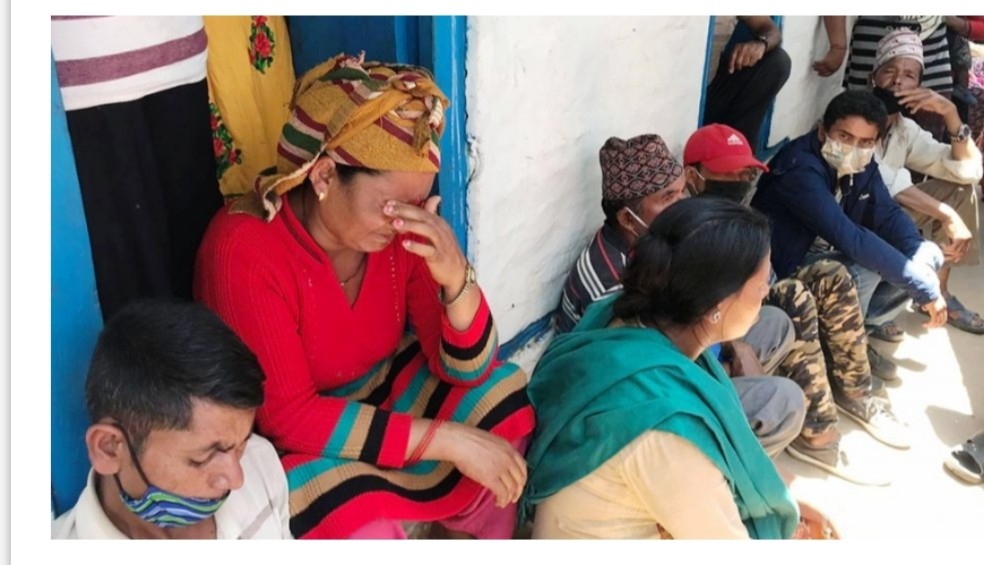 बुहारी लिन गएका छोराको शव आँउदा...