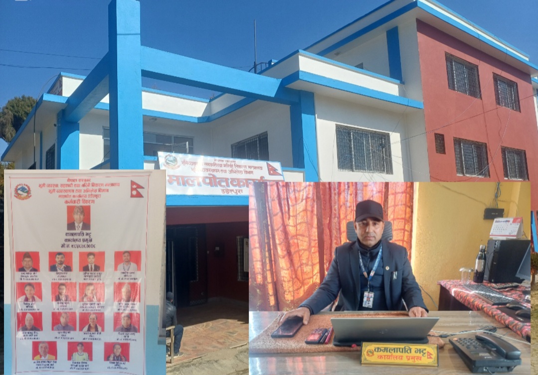 ३० लाखको क्षतिपछि पनि सेवा रोकिएन : ‘सिस्टम चलेसम्म जनताको काम रोक्दैनौँ’ — मालपोत प्रमुख भट्ट