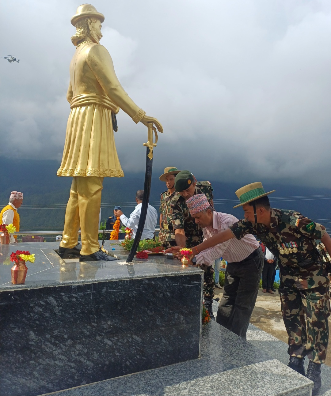 डडेल्धुराको अमरगढी किल्लामा बडाकाजी अमरसिंह थापाको २१० औँ स्मृति दिवस मनाइयो