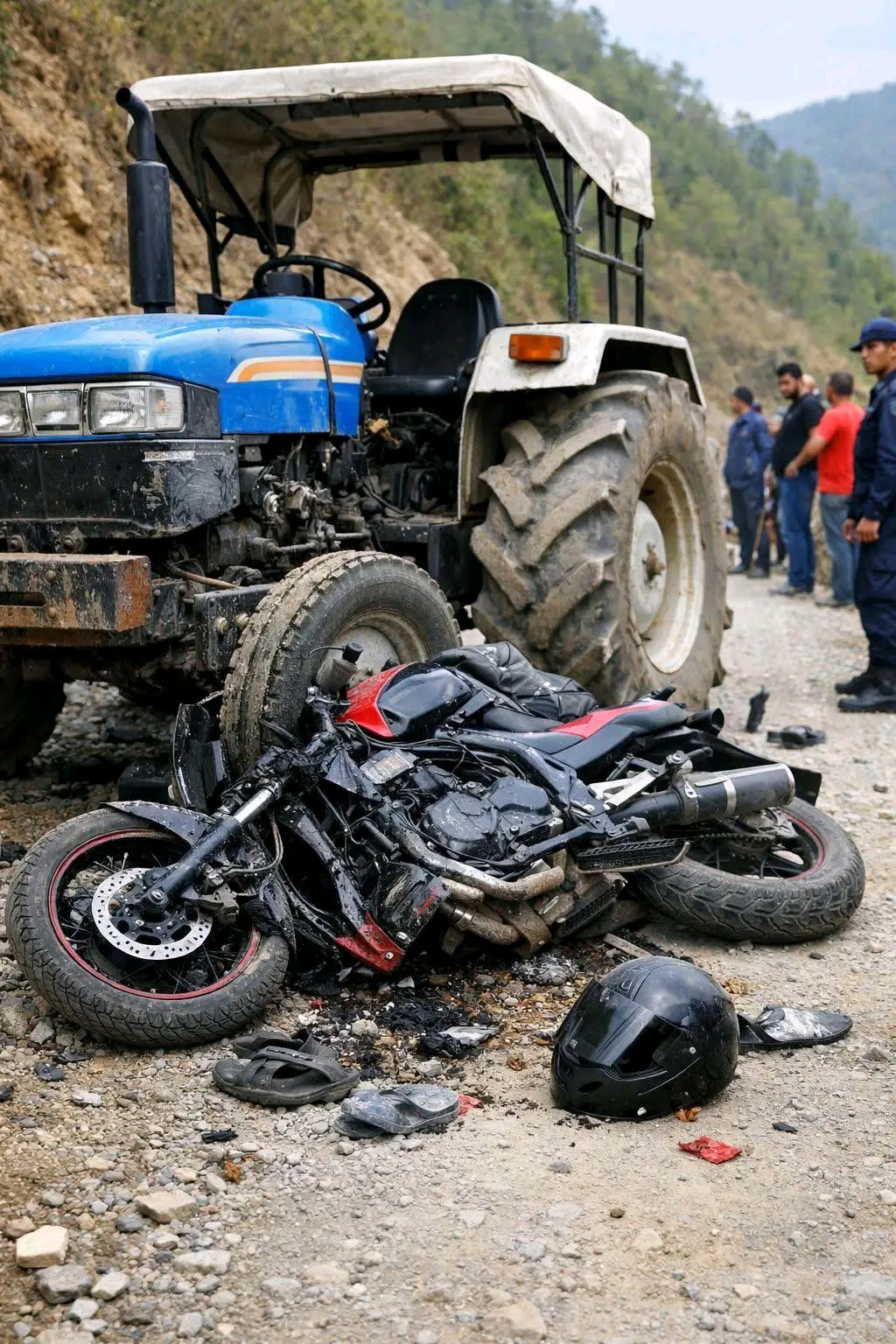डडेल्धुराको परशुराम–९ कुयापानीमा ट्याक्टर र मोटरसाइकल ठोक्किएर २ जनाको ज्यान गयो