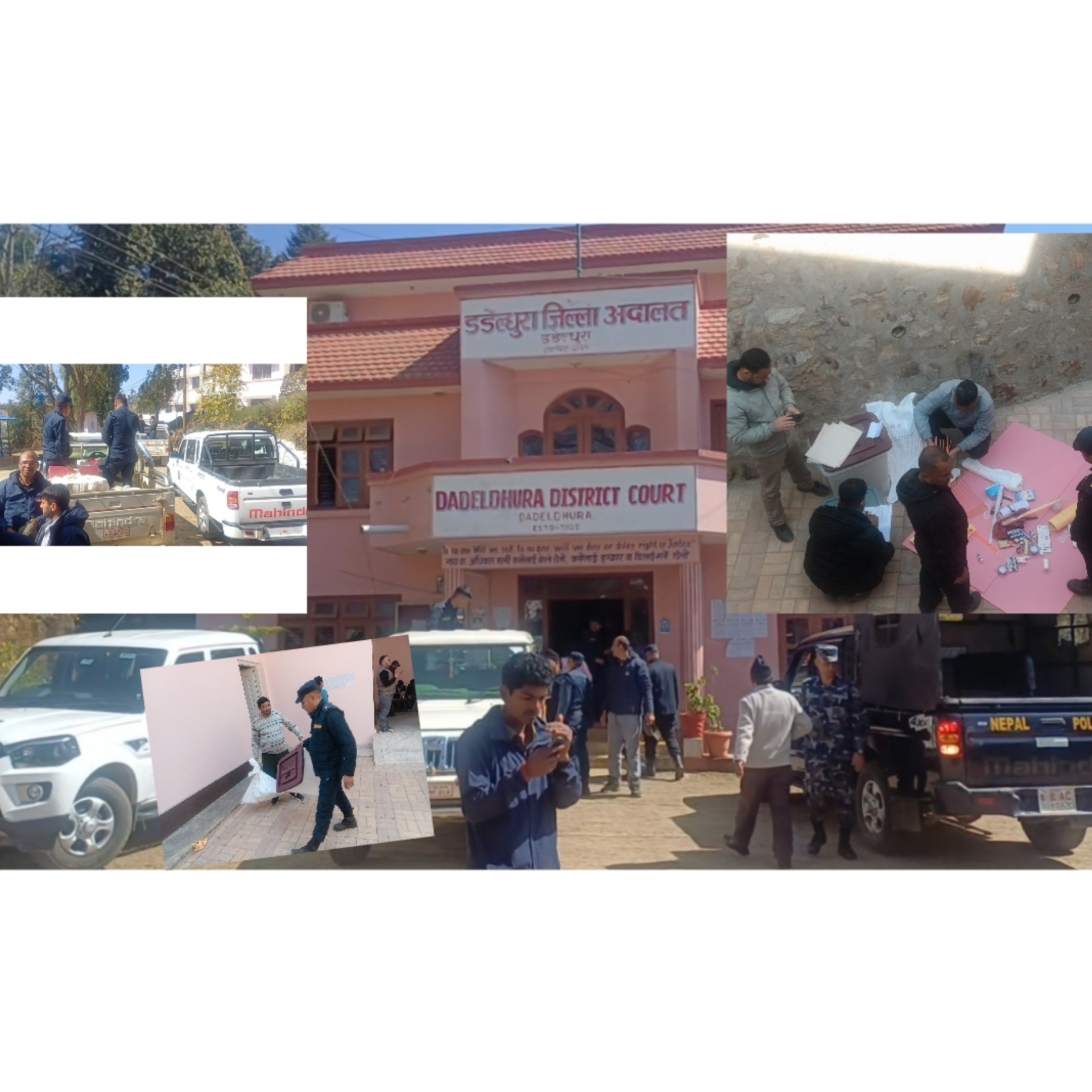 डडेल्धुरामा मतदान केन्द्रतर्फ निर्वाचन सामग्री पठाउन थालियो