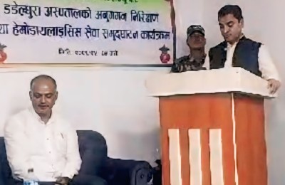 डडेल्धुरा अस्पतालमा हेमोडायलाइसिस सेवा सुरु,मन्त्री पौडेलले गरे उद्घाटन