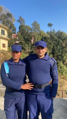 मकै बेच्ने भट्ट दम्पती निर्वाचन प्रहरीमा