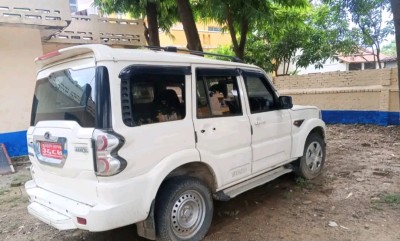 लुटिएको सरकारी गाडी १० महिनापछि स्वरूप परिवर्तन गरिएको अवस्थामा फेला