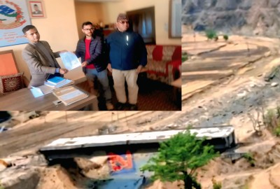 डडेल्धुरामा १६ बर्षदेखि पुल निर्माण अलपत्र,स्थानीय आन्दोलित