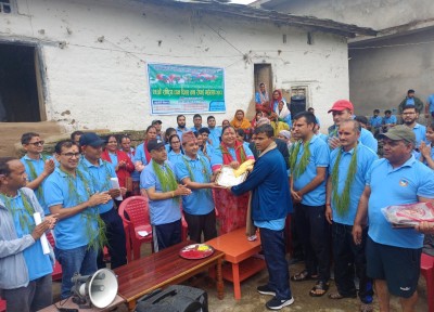 डडेल्धुरामा २२औं राष्ट्रिय धान दिवस मनाइयो, ६०% खेतमा रोपाइँ सकियो