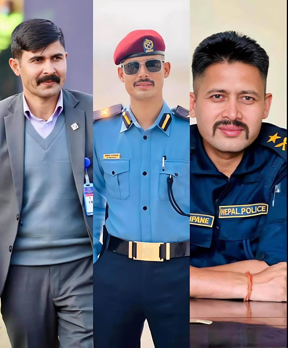 कैलालीका एउटै कोखबाट जन्मिएका तिनैजना न्यौपाने दाजुभाई प्रहरी अधिकृत